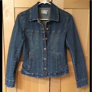 Fitted stretch jean jacket/ S